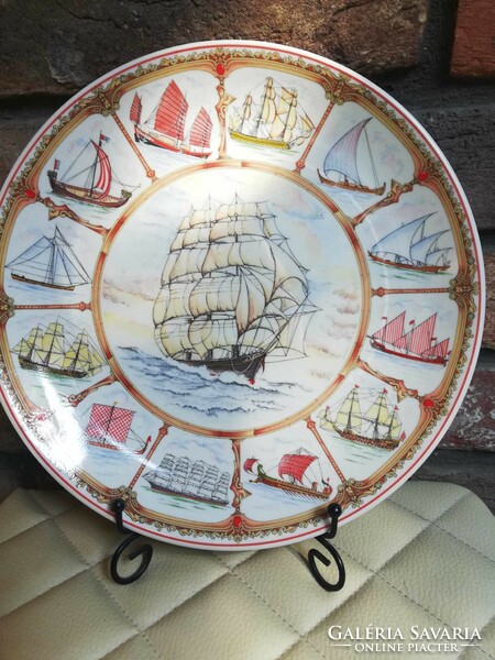 Wedgwood's History of Navigation - large decorative plate