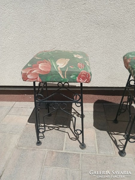 Vintage rustic wrought iron chairs 2 negotiable.