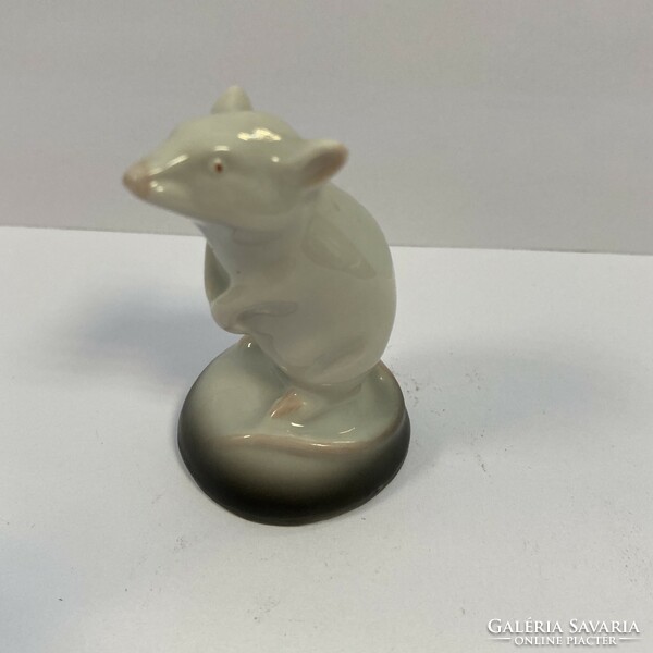 Rare antique unmarked porcelain mouse