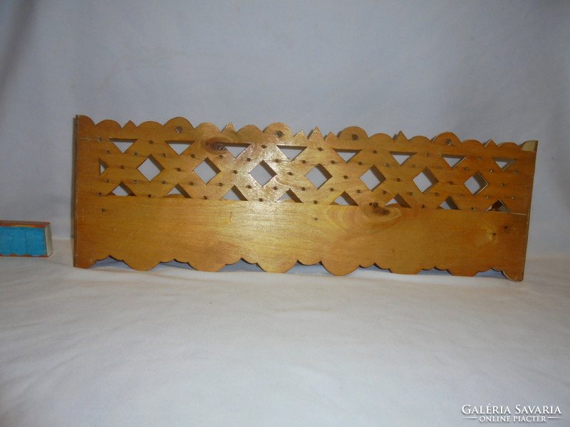 Spice or other support wall shelf made of wood