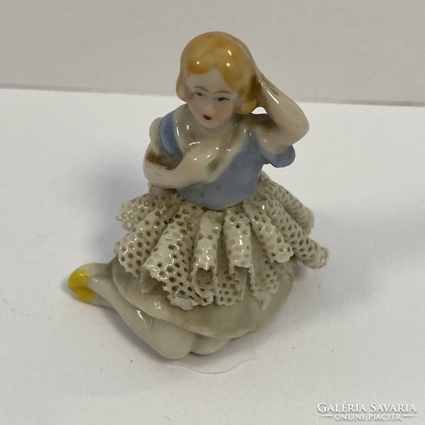 Rare antique German porcelain ballerina