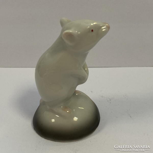 Rare antique unmarked porcelain mouse