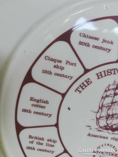 Wedgwood's History of Navigation - large decorative plate