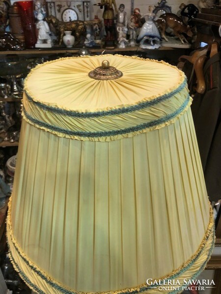Szecessziós állólámpa diófából, 180 cm-es magasságú szépség.
