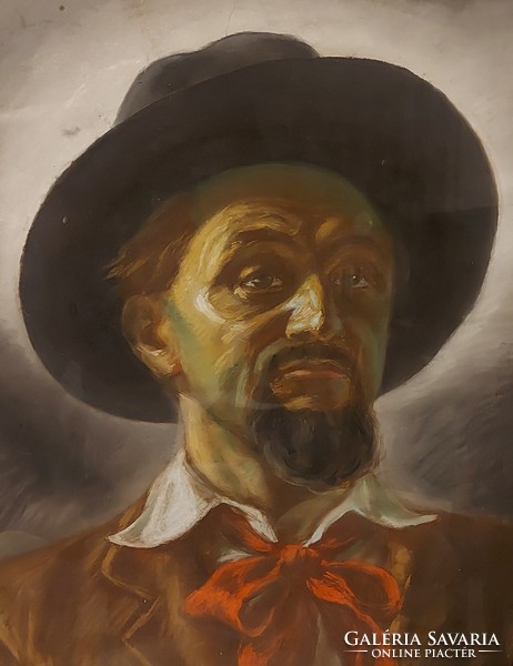 Kunffy Lajos Vágó Pál portréja! 1894!