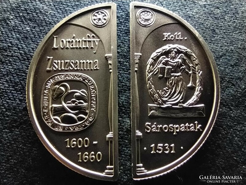 The 400th anniversary of the birth of Zsuzsanna Lorántffy .925 Silver 4000 HUF 2000 bp b (id66087)