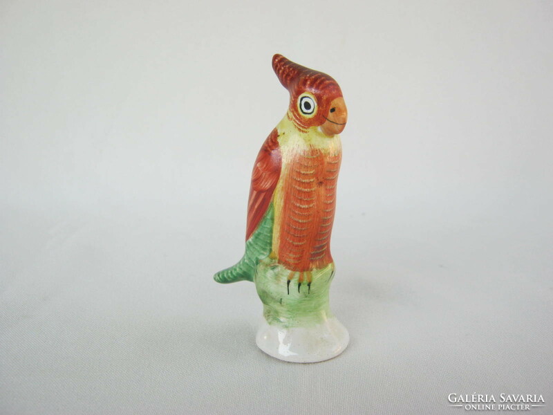 Bodrogkeresztúri kerámia mini papagáj