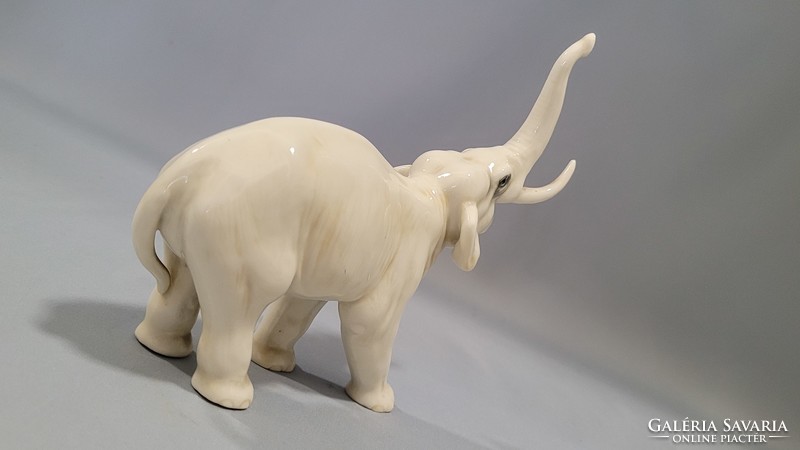 Old, rare ens porcelain elephant