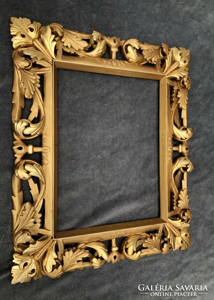 Beautiful, hand-carved, painting or mirror frame. Florentine