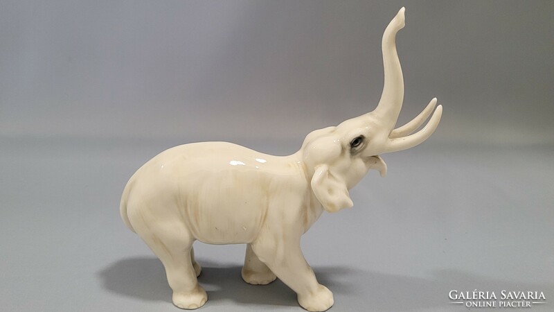 Old, rare ens porcelain elephant