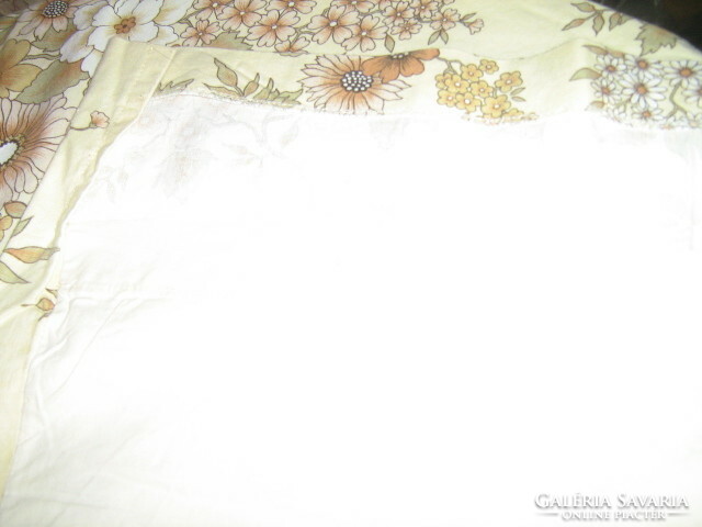 Beautiful pastel colored vintage floral lined blackout curtain