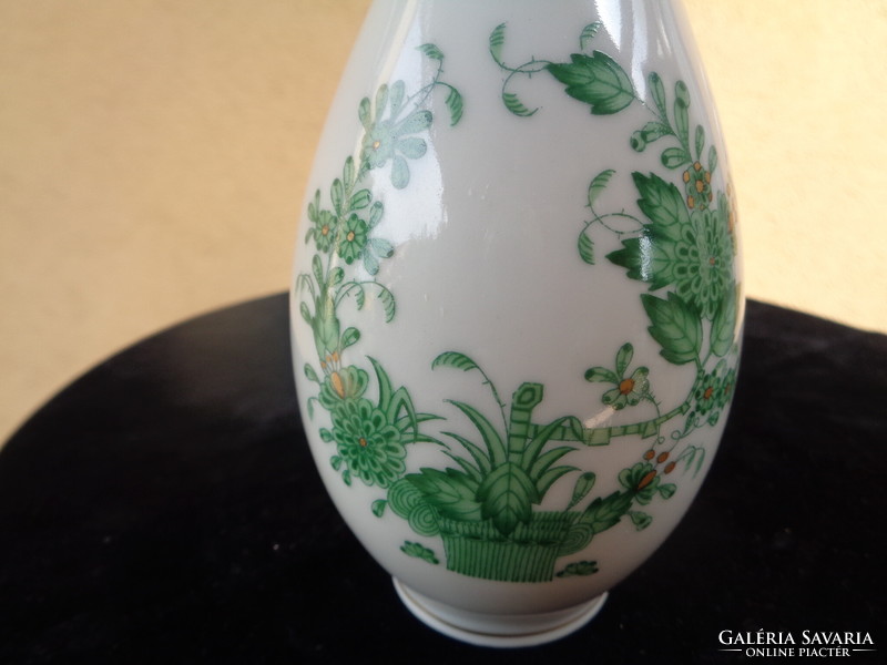 Herend Indian basket pattern vase, 15 cm