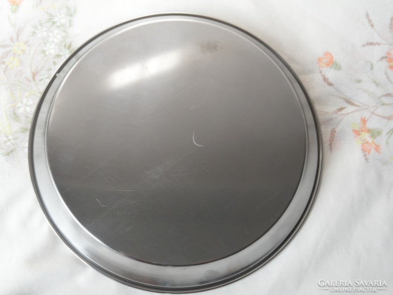 Stainless steel round tray