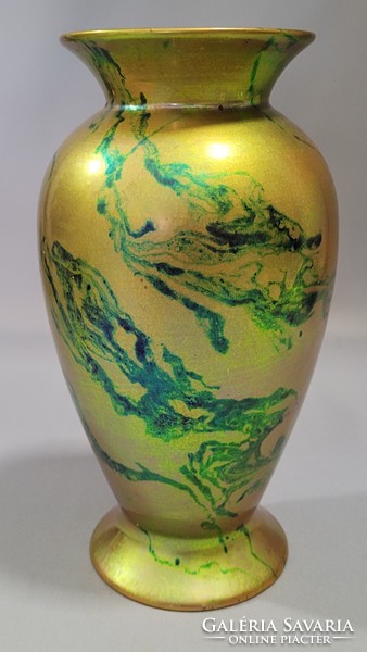 Antique zsolnay eosin glazed vase