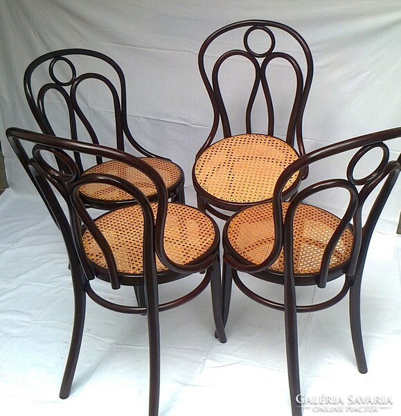 Thonet competitor: 4 j&j kohn wien nr. No. 36 Antique chair for sale