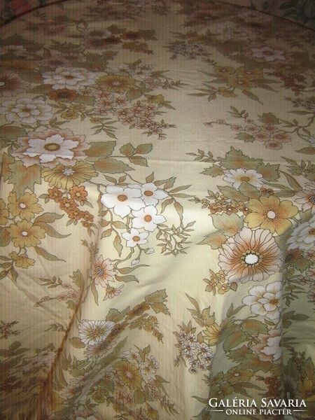 Beautiful pastel colored vintage floral lined blackout curtain