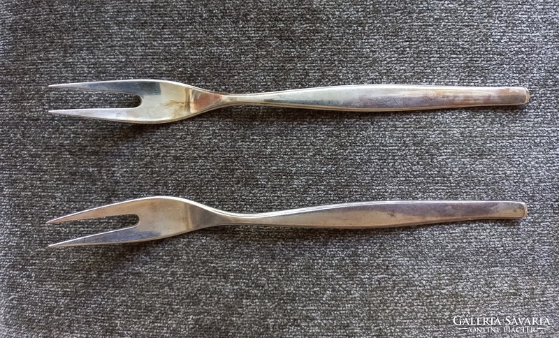 Bruckmann silver-plated serving fork