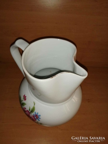 Alföldi porcelain jug with flower pattern - 21 cm high (n)