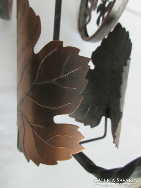 Old retro wine rack with grape leaves. Negotiable!