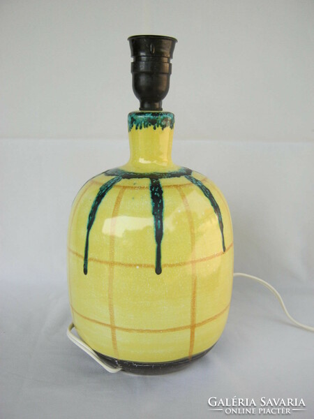 Kerezsi Gyöngyi Hungarian industrial artist ceramic lamp fixture