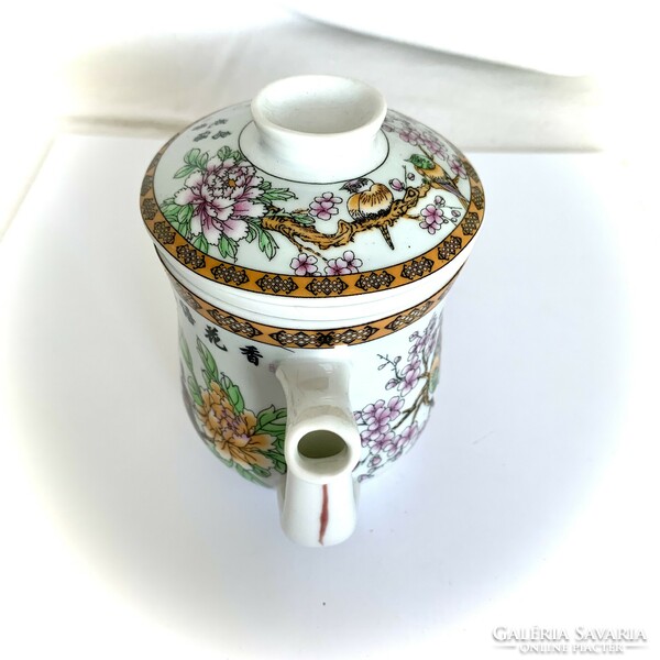 Special multi-functional tea set, old hand-painted Chinese beaked drinking mug tea mug jug!