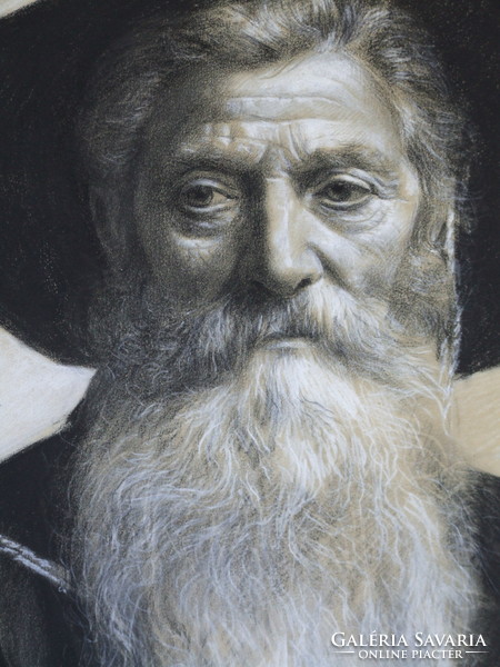 Pastel portrait of John Calvin (200612)