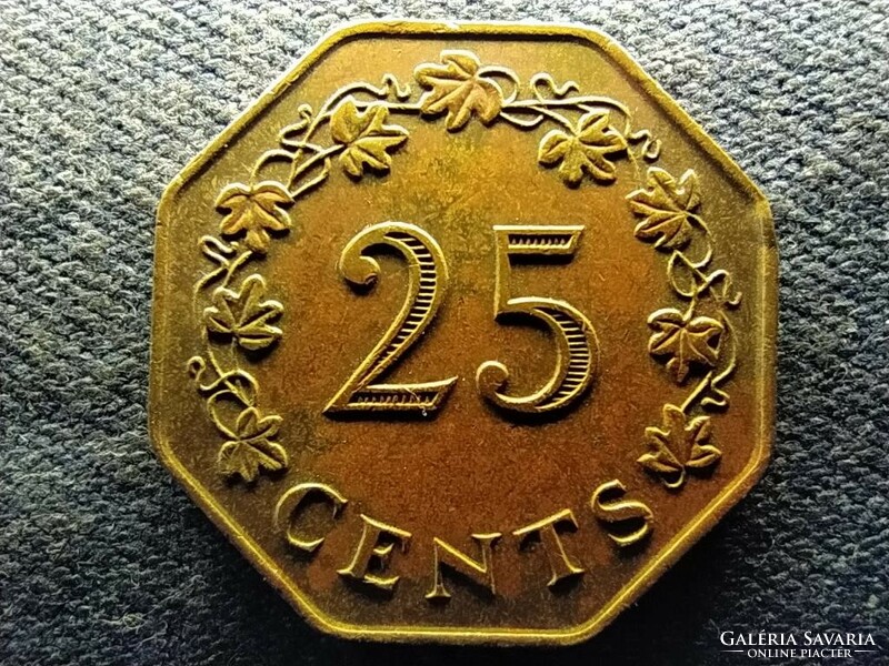 Malta 1st Anniversary of the Republic of Malta 25 cents 1975 (id72301)