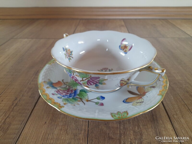 Antique cup with Victoria pattern from Herend