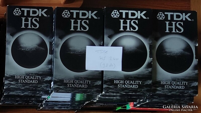 38 tdk hs 240 minute vhs videocassettes for sale (I will not sell less than 5 at once)
