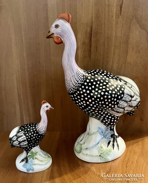 Herend guinea fowl 2 pcs