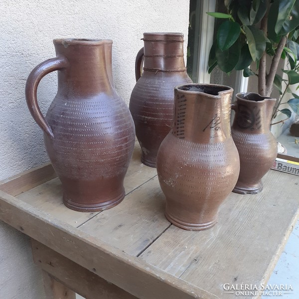 19th century German wine jugs
