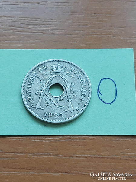 Belgium belgique 10 cemtimes 1929 copper-nickel, i. King Albert #p
