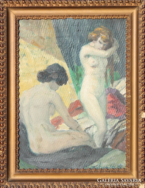 Two nudes - quality oil painting