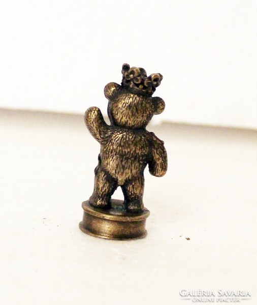 Mini copper bear with Berlin inscription