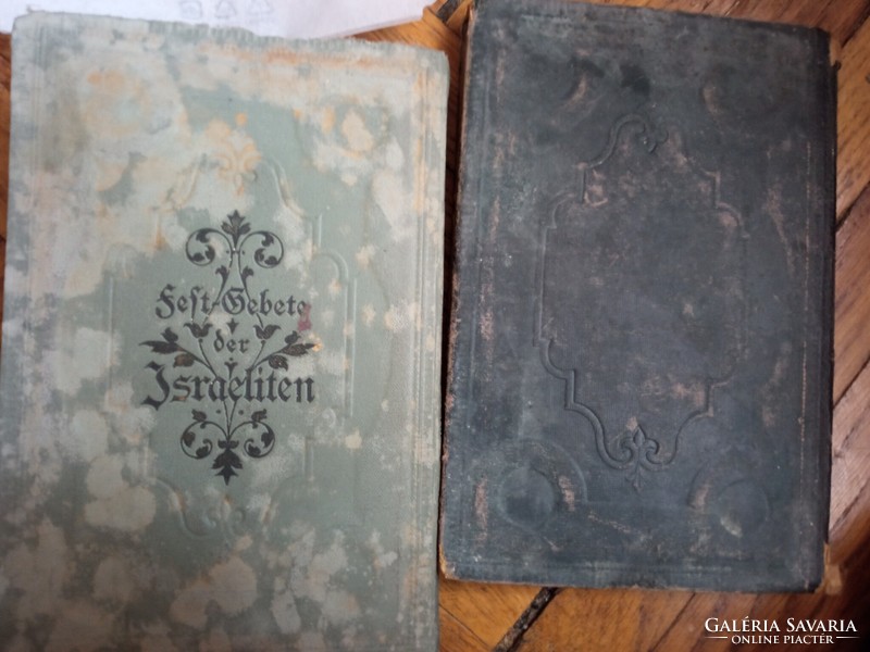Two German-Hebrew machsor prayer books 1909 and 1912