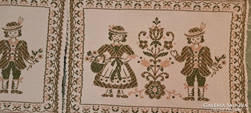 3pcs folk woven tablecloth (m3993)