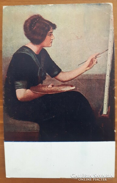Art postcard from 1924: censored!