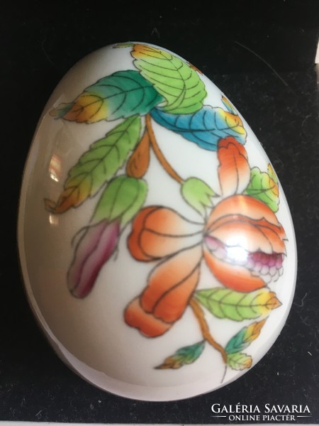 Herend porcelain, victorian pattern/1940s mark/egg