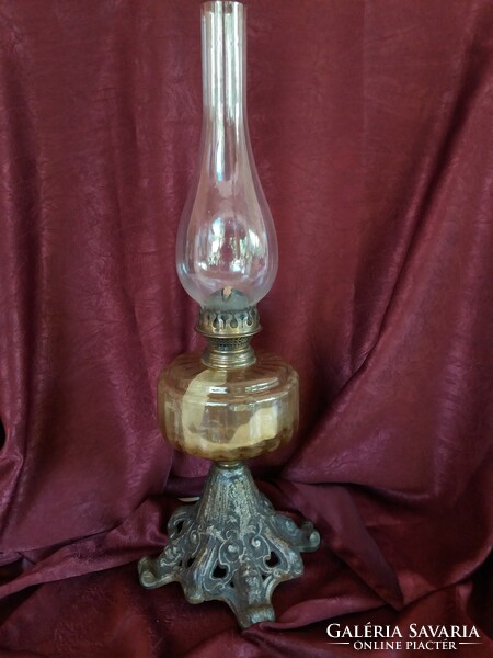 Antik nagyméretű petróleum lámpa!