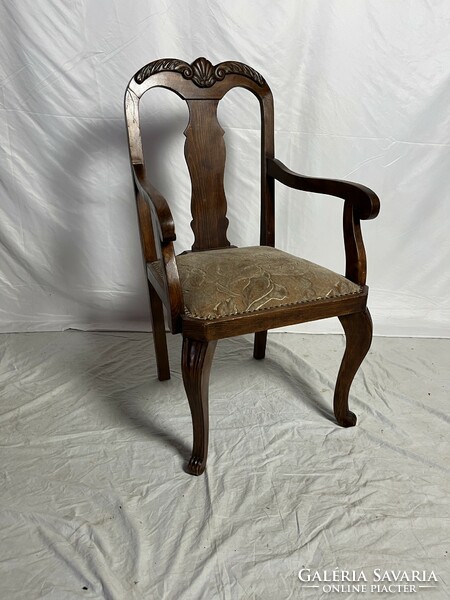 Antik Neobarokk karfás szék 2db