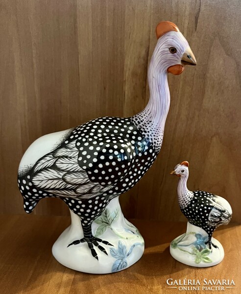 Herend guinea fowl 2 pcs