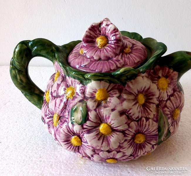 Antique ceramic tea pourer art nouveau negotiable
