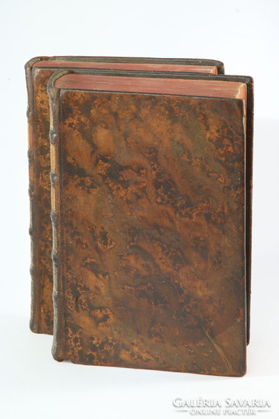 1777 - János Tomka-Szászky's geography book is complete in ornately gilded leather binding!