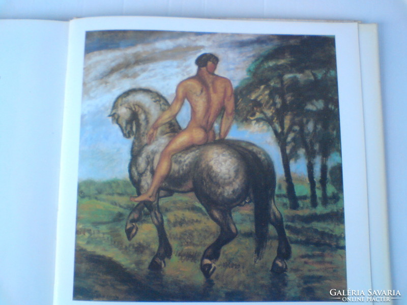 Old book - horse and rider in art: artner tivadar