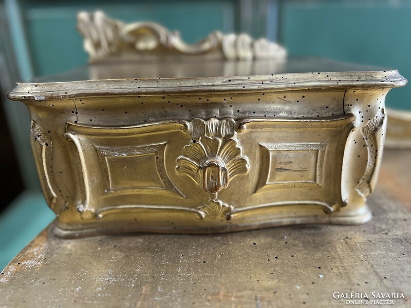 Museum baroque women's dressing table/desk with seat