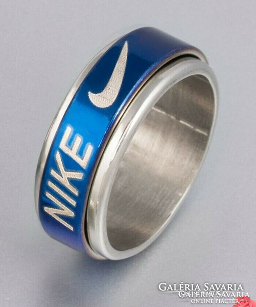 Nike ring, made of medical steel, has a very nice shine.