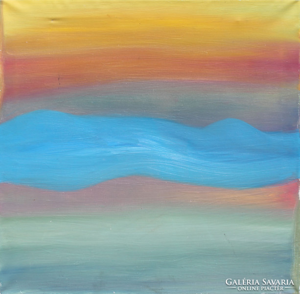 Featured painting: rainbow landscape