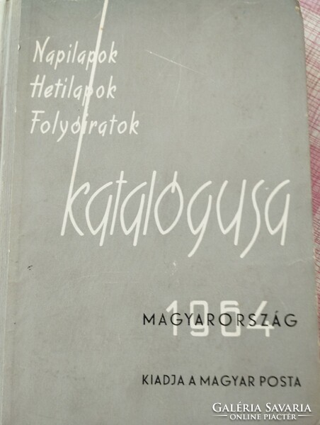 Napilapok,hetilapok,folyóiratok katalógusa 1964