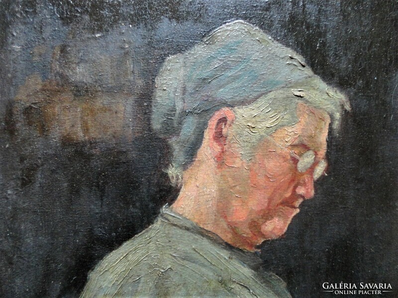Béla Iványi Grünwald's painting of his mother