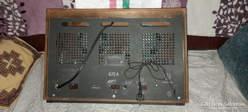 Antik , régi , vintage  Tesla Hymnus  625 A  elektroncsöves  rádió 1958 - 59  Prága , Csehszlovákia